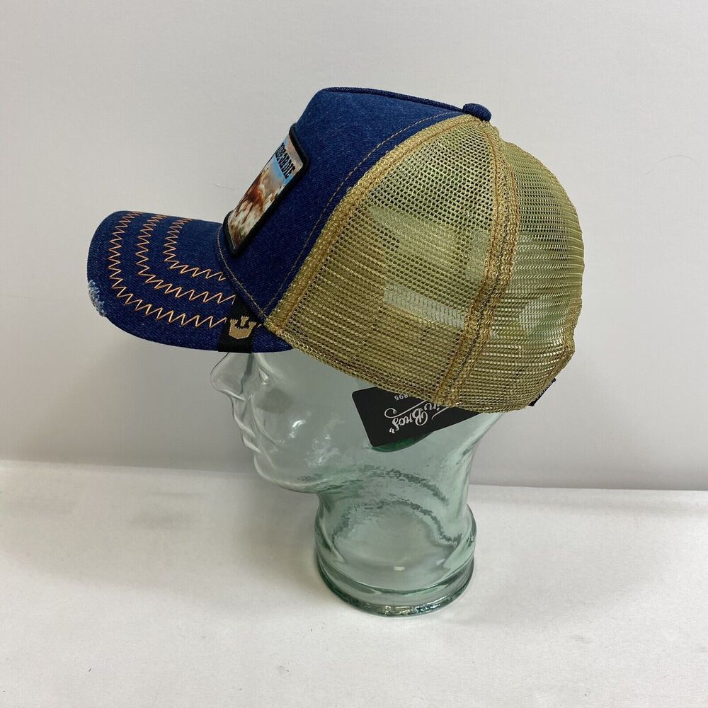 Ride Or Die Western Rodeo Hat Goorin Bros The Farm Trucker American Snapback Cap - Picture 4 of 16